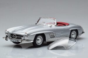 Mercedes 300 SL W198 Roadster Norev 1:18 183890 Kov – obrázek 3 z 10