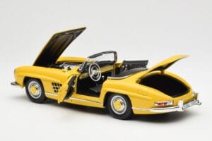 Mercedes 300 SL W198 Roadster Žlutý Norev 1:18 B66040669 Kov – obrázek 5 z 8