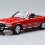 Mercedes 450 SL R107 US Verze Červený Norev 1:18