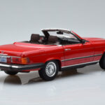 Mercedes 450 SL R107 US Verze Červený Norev 1:18 - image 3 of 8