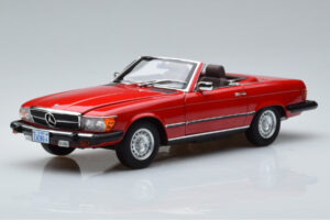 Mercedes 450 SL R107 US Verze Červený Norev 1:18
