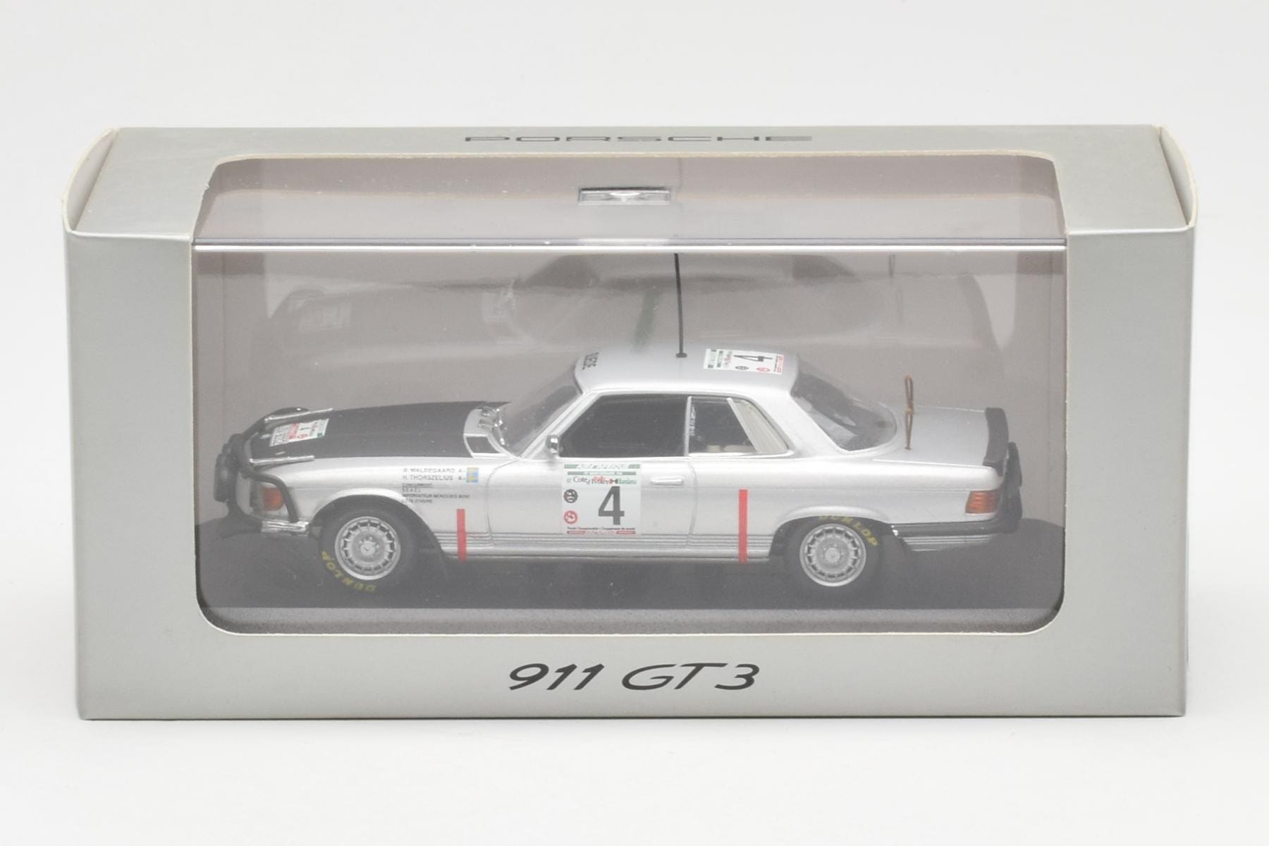 Mercedes 450 SLC 5.0 #4 B. Waldegaard / H. Thorszelius Rally du Bandama 1979 Minichamps 1:43 430793994 Kov – obrázek 4 z 4
