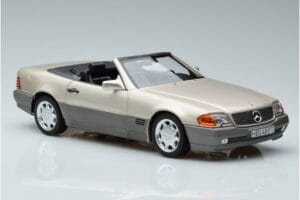 Mercedes 500 SL R129 Smoke Stříbrný Norev 1:18 183719 Kov – obrázek 5 z 7