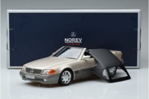Mercedes 500 SL R129 Smoke Stříbrný Norev 1:18 183719 Kov – obrázek 7 z 7