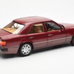 Mercedes 500E W124 Červený Metallic Edice Dealera Norev 1:18 B66040699 - image 3 of 8