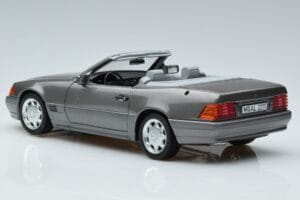 Mercedes 500 SL R129 Šedý Metalíza Norev 1:18 183715 Kov – obrázek 6 z 7