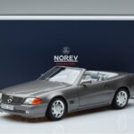 Mercedes 500 SL R129 Šedý Metalíza Norev 1:18 183715 Kov - image 7 of 7