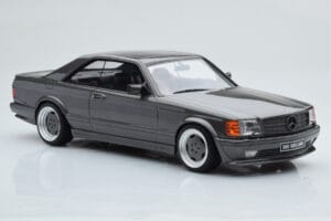 Mercedes 560 SEC C126 AMG Wide Body Šedý Otto 1:18 OT823 Pryskyřice – obrázek 4 z 6