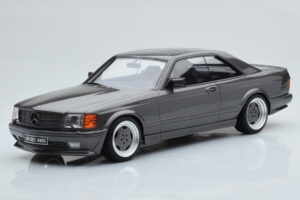 Mercedes 560 SEC C126 AMG Wide Body Šedý Otto 1:18