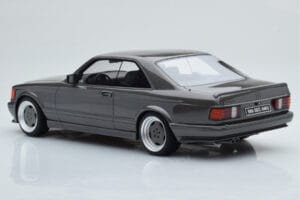 Mercedes 560 SEC C126 AMG Wide Body Šedý Otto 1:18 OT823 Pryskyřice – obrázek 5 z 6