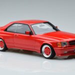 Mercedes 560 SEC W126 Widebody Červený Otto 1:18 OT995 Pryskyřice - image 4 of 6