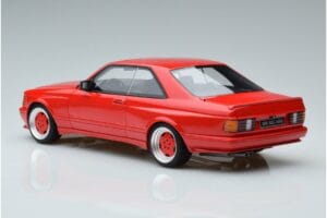 Mercedes 560 SEC W126 Widebody Červený Otto 1:18 OT995 Pryskyřice – obrázek 5 z 6