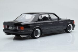 Mercedes 560 SEL AMG W126 Obsidian Černý Otto 1:18 OT297 Pryskyřice – obrázek 2 z 6