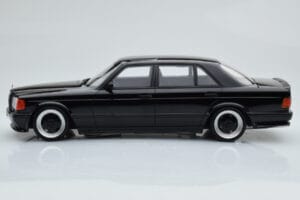 Mercedes 560 SEL AMG W126 Obsidian Černý Otto 1:18 OT297 Pryskyřice – obrázek 3 z 6