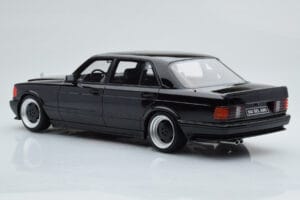Mercedes 560 SEL AMG W126 Obsidian Černý Otto 1:18 OT297 Pryskyřice – obrázek 5 z 6