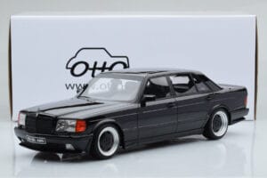Mercedes 560 SEL AMG W126 Obsidian Černý Otto 1:18 OT297 Pryskyřice – obrázek 6 z 6