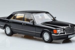 Mercedes 560 SEL W126 Černý Norev 1:18 183793 Kov – obrázek 5 z 7