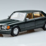Mercedes 560 SEL W126 Tmavě Zelená Metalíza Norev 1:18