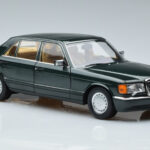Mercedes 560 SEL W126 Tmavě Zelená Metalíza Norev 1:18 - image 5 of 7