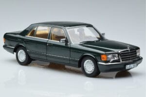 Mercedes 560 SEL W126 Tmavě Zelená Metalíza Norev 1:18 B66040682 Kov – obrázek 5 z 7