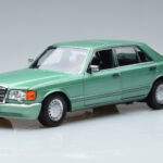 Mercedes 560 SEL W126 Světle Zelená Norev 1:18