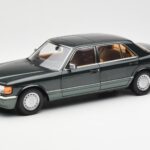 Mercedes 560 SEL W126 Night Zelená Metalická Dealer Edition Norev 1:18 B66040626