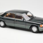 Mercedes 560 SEL W126 Night Zelená Metalická Dealer Edition Norev 1:18 B66040626 - image 6 of 8