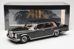 Mercedes 600 SWB W100 Černý KK-Scale 1:18 180601 Kov – obrázek 6 z 6