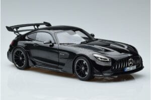 Mercedes AMG GT C190 Black Series Černý Norev 1:18 183900 Kov – obrázek 5 z 7