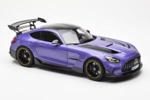 Mercedes AMG GT Black Series Fialový Asia Exclusive Norev 1:18 183907 Kov – obrázek 6 z 8