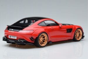 Mercedes AMG GT Prior Design C190 Červený GT Spirit 1:18 ZM104 Pryskyřice – obrázek 2 z 6