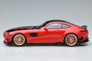 Mercedes AMG GT Prior Design C190 Červený GT Spirit 1:18 ZM104 Pryskyřice – obrázek 3 z 6