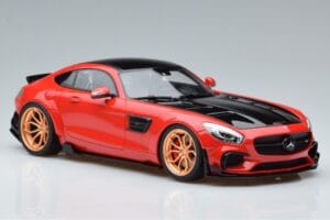 Mercedes AMG GT Prior Design C190 Červený GT Spirit 1:18 ZM104 Pryskyřice – obrázek 4 z 6