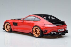 Mercedes AMG GT Prior Design C190 Červený GT Spirit 1:18 ZM104 Pryskyřice – obrázek 5 z 6