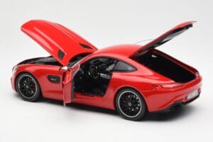 Mercedes AMG GT C190 Červený Norev 1:18 183496 Kov – obrázek 5 z 8