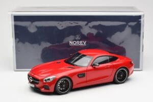 Mercedes AMG GT C190 Červený Norev 1:18 183496 Kov – obrázek 8 z 8