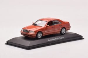 Mercedes C-Class W202 C220 Oranžový Metalický Dealer Edition Minichamps 1:43 B66005747 Kov – obrázek 2 z 4