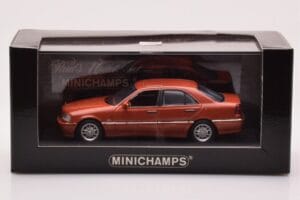 Mercedes C-Class W202 C240 Oranžová Metalíza Minichamps 1:43 430037000 Kov – obrázek 4 z 4