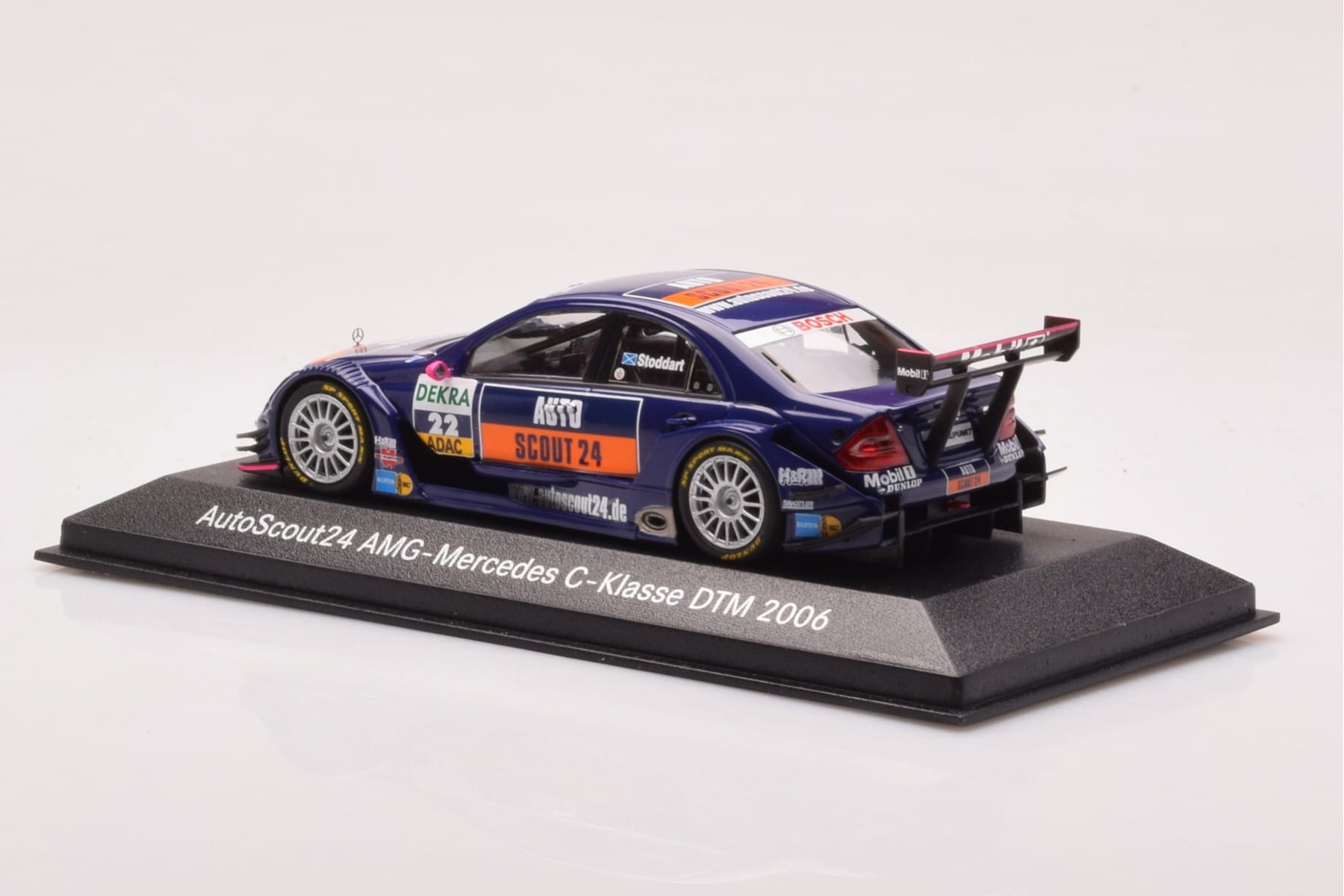 Mercedes C-Class #22 S. Stoddart AutoScout24 DTM 2006 Minichamps 1:43 B66962255 Kov – obrázek 3 z 4