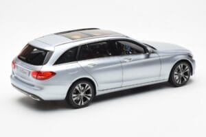 Mercedes C-Class W205 T-Model Stříbrný Asia Exclusive Norev 1:18 183865 Kov – obrázek 3 z 8