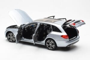 Mercedes C-Class W205 T-Model Stříbrný Asia Exclusive Norev 1:18 183865 Kov – obrázek 5 z 8