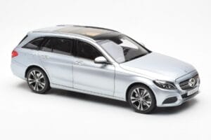 Mercedes C-Class W205 T-Model Stříbrný Asia Exclusive Norev 1:18 183865 Kov – obrázek 6 z 8