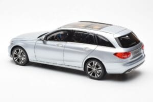 Mercedes C-Class W205 T-Model Stříbrný Asia Exclusive Norev 1:18 183865 Kov – obrázek 7 z 8