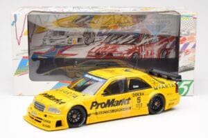 Mercedes C-Class W202 #5 Team Zakspeed Grau DTM 1995 UT Models 1:18 180953305 Kov – obrázek 6 z 6