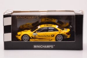 Mercedes C-Class W204 DTM Deutsche Post AMG Mercedes #17 D. Coulthard DTM 2010 Minichamps 1:43 400103817 Kov – obrázek 4 z 4