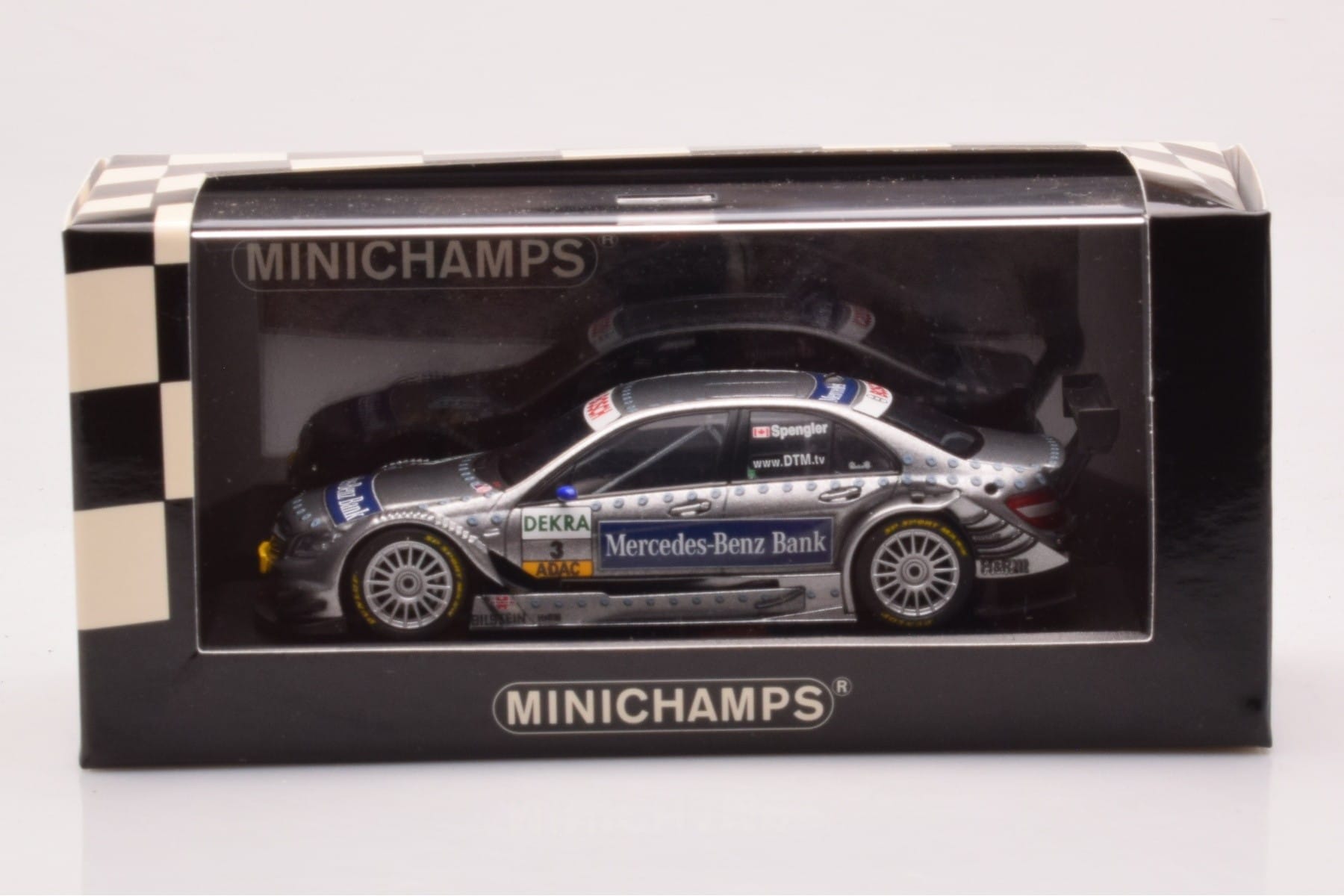 Mercedes C-Class W204 DTM Team AMG Mercedes #3 B. Spengler DTM 2008 Minichamps 1:43 400083803 Kov – obrázek 4 z 4
