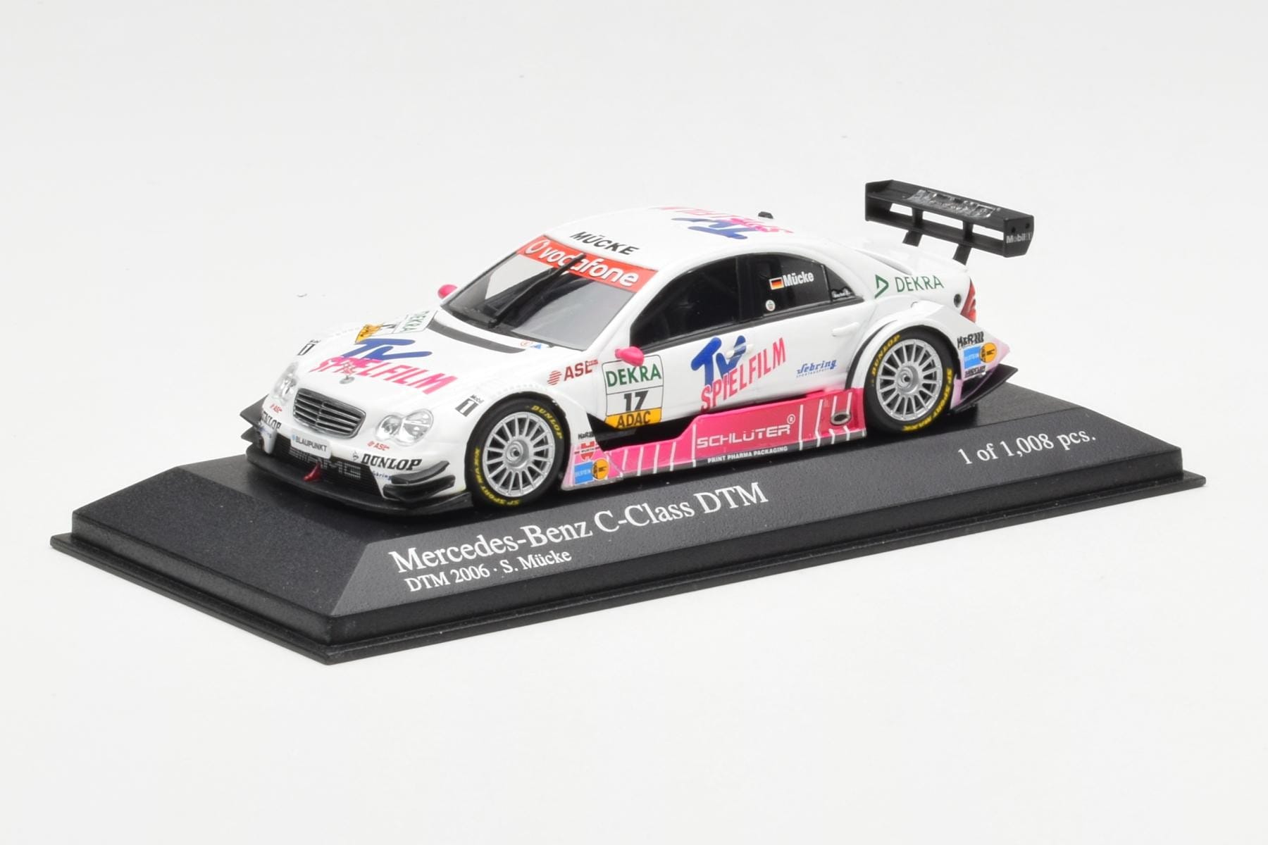 Mercedes C-Class W204 #17 Team Mucke S. Mucke DTM 2006 Minichamps 1:43 400063517 Kov – obrázek 2 z 4
