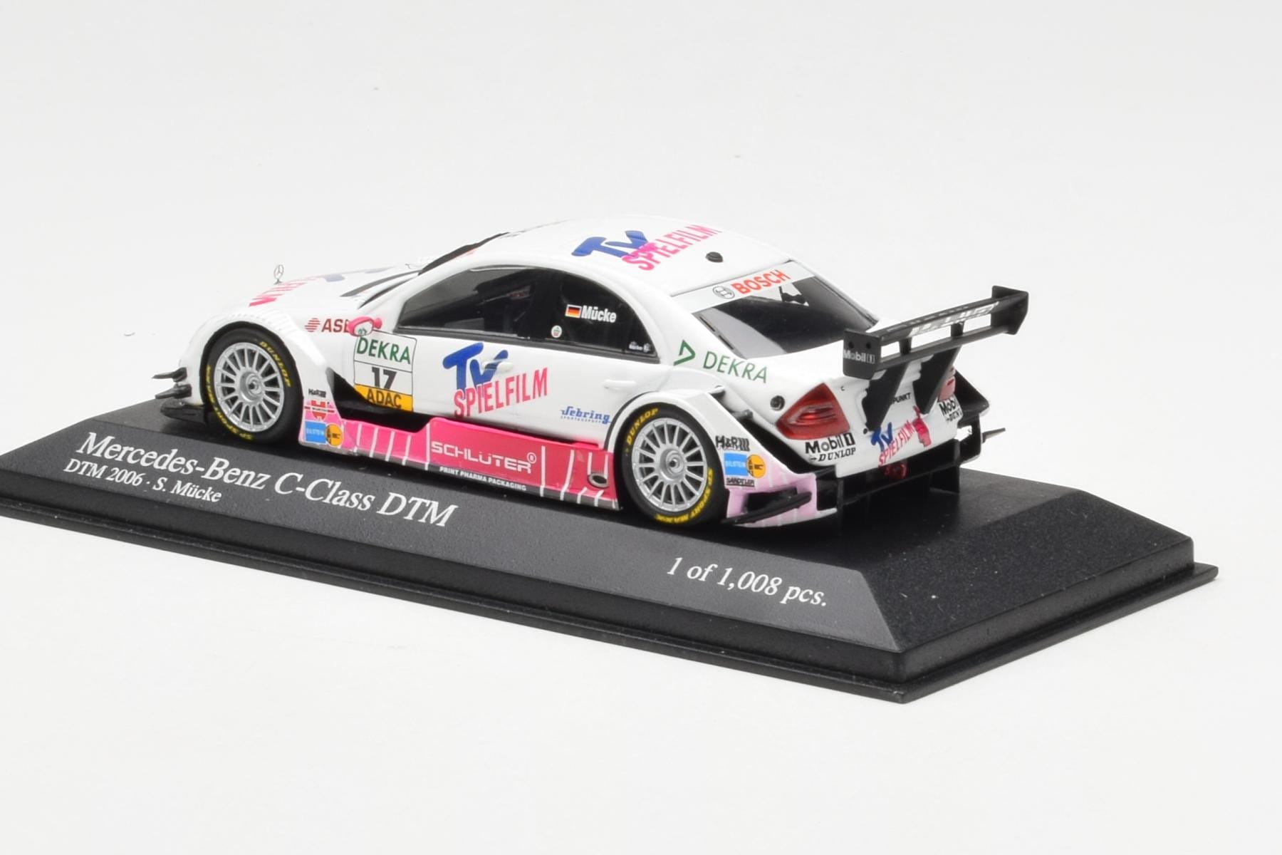 Mercedes C-Class W204 #17 Team Mucke S. Mucke DTM 2006 Minichamps 1:43 400063517 Kov – obrázek 3 z 4