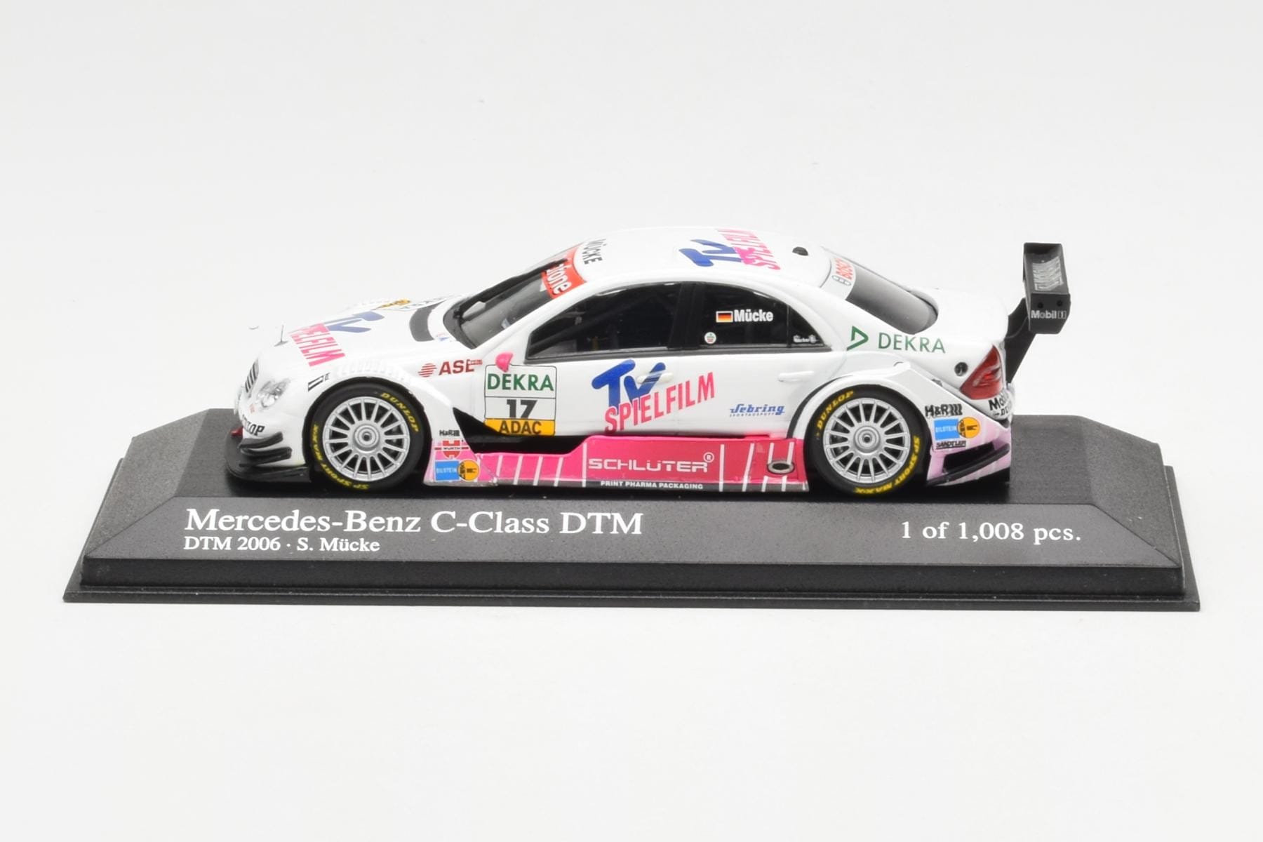 Mercedes C-Class W204 #17 Team Mucke S. Mucke DTM 2006 Minichamps 1:43 400063517 Kov