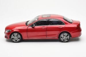 Mercedes C-Class W205 Červený Metalíza Asia Exclusive Norev 1:18 183835 Kov – obrázek 4 z 8
